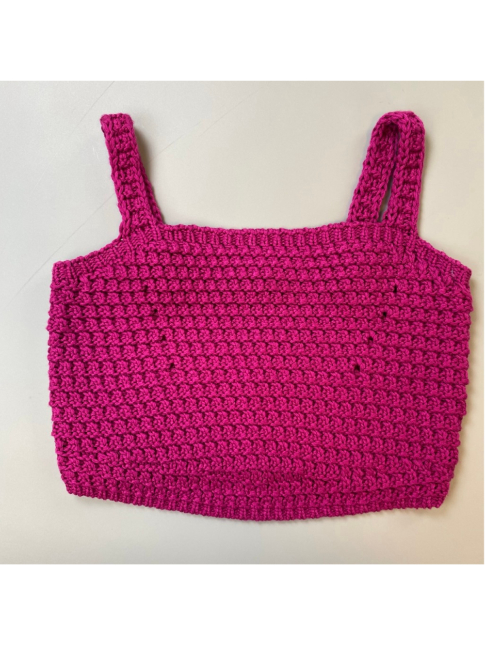 Saltwater Luxe Tank Top XS Pink Cropped Knit Festival Boho Chic Coquette Indie